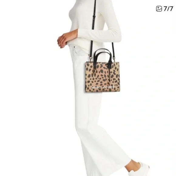 Marc Jacobs Bold Mini Grind 2WAY mini tote bag in cheetah print leather - Picture 7 of 7